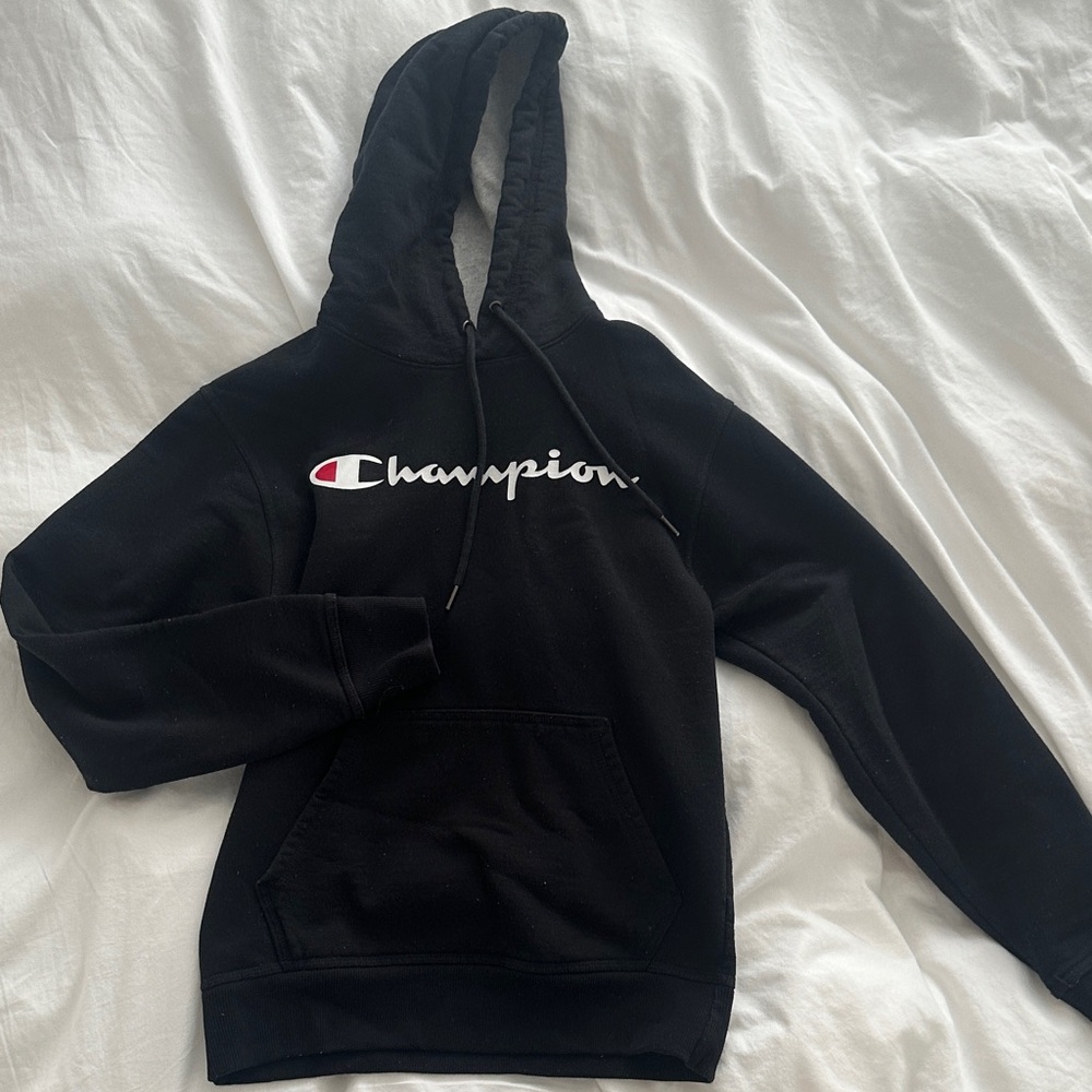 Champion Black Pullover Hoodie